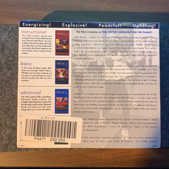 Billy Blanks TAEBO LIVE - Picture 2 of 2